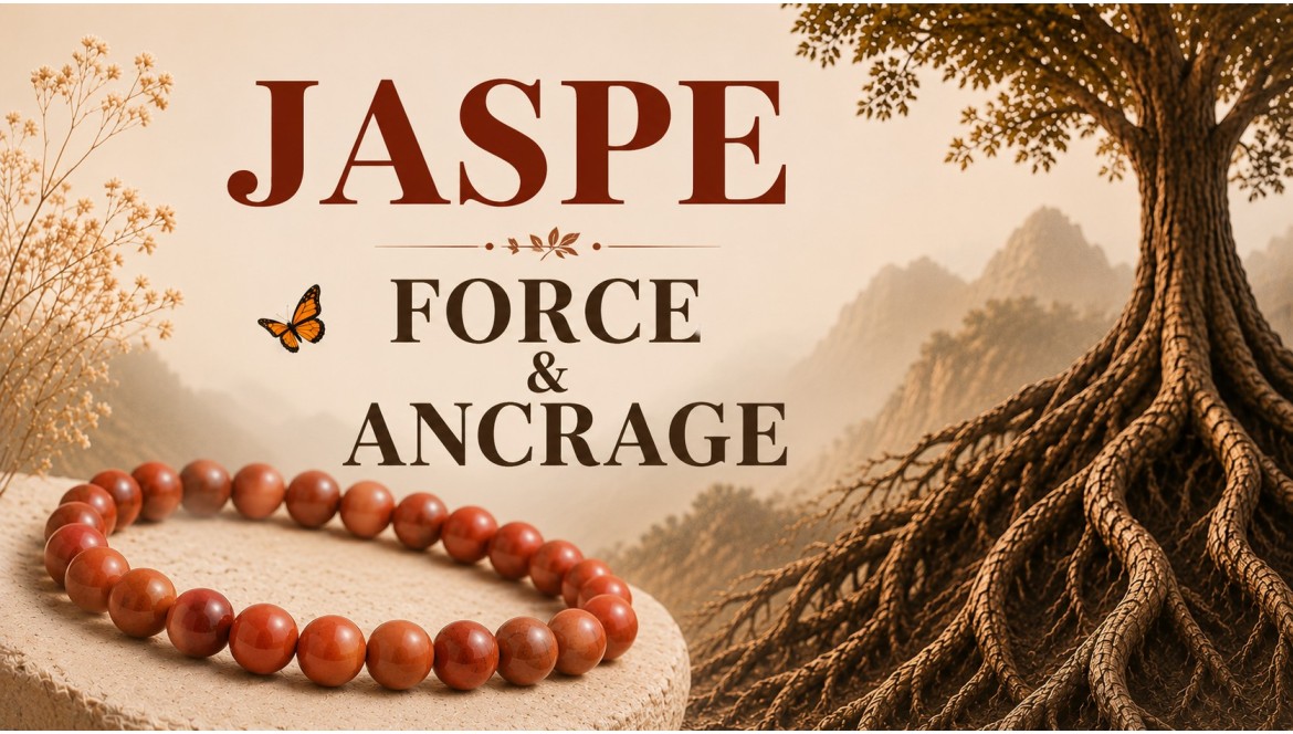 Jaspe rouge : vertus, bienfaits et propriétés en lithothérapie